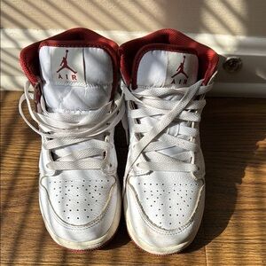 Retro Jordan 1s
Kids' White and Red Sneakers